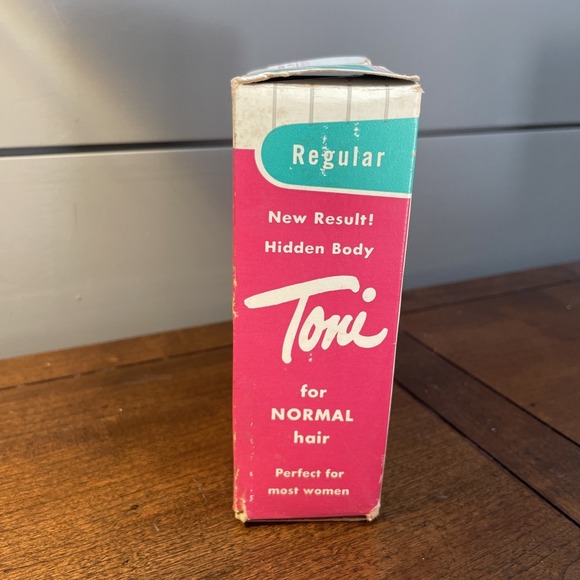 1950's Toni's Home Permanent regular hair curlers curling rod box+contents! Prop - Picture 2 of 8